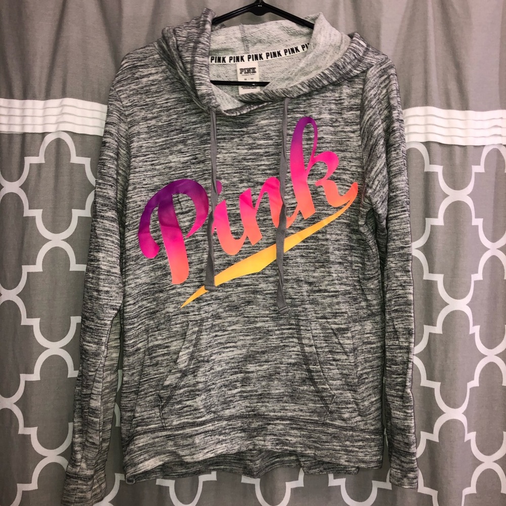 ☀︎︎ Gray PINK Hoodie ☀︎︎